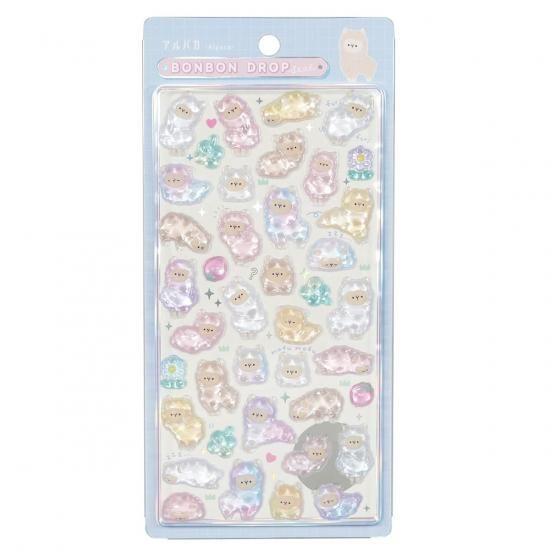 ネコポス対応】ボンボンドロップシール アルパカ - クーリア