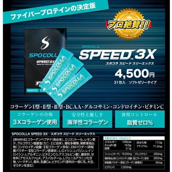 スポコラ スピード スリーエックス SPOCOLLA SPEED 3X ファイバー