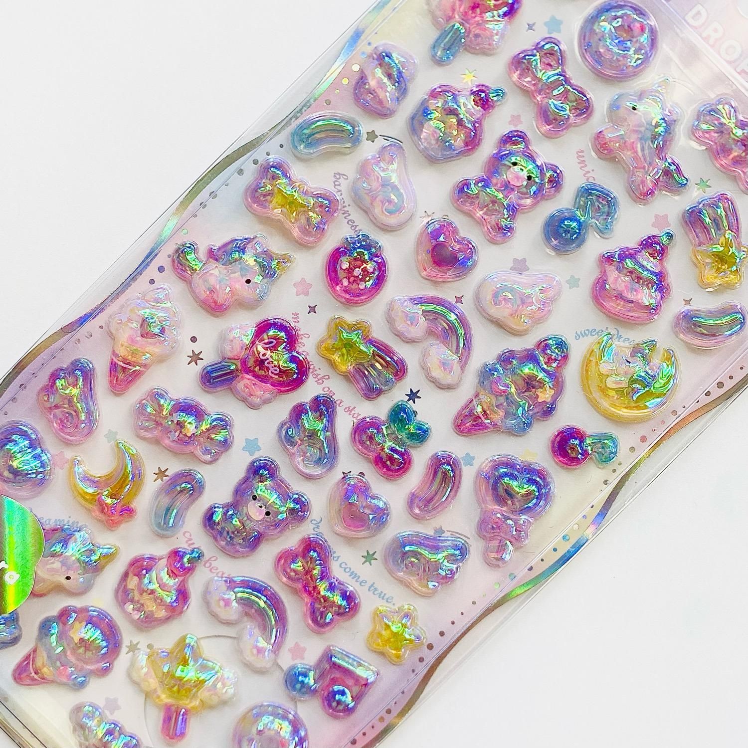 Q-lia(クーリア) BONBON DROP SEAL(ボンボンドロップシール) オーロラ