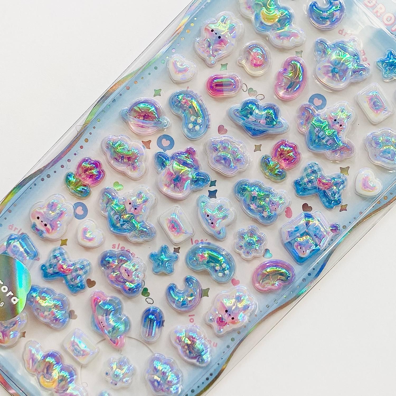 Q-lia(クーリア) BONBON DROP SEAL(ボンボンドロップシール) オーロラ