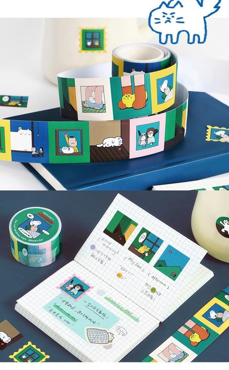 NOTE FOR×MATSUGODA 联名系列 ロールシール 4種セット XF6931