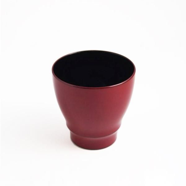 麗漆 フリーカップ（朱内黒） - 【漆器の通販】漆器の能作｜1780年創業
