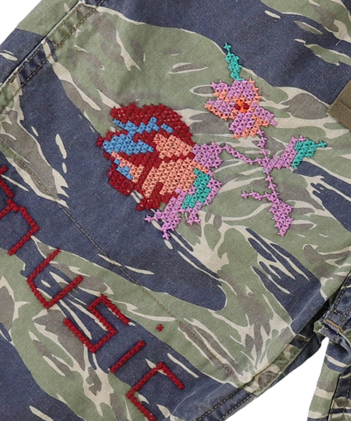 ゴートゥーハリウッド GO TO HOLLYWOOD 迷彩プリントイージーパンツ