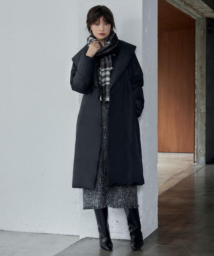 ADSダウン ショールカラーコート(507020414)｜阪急百貨店公式通販