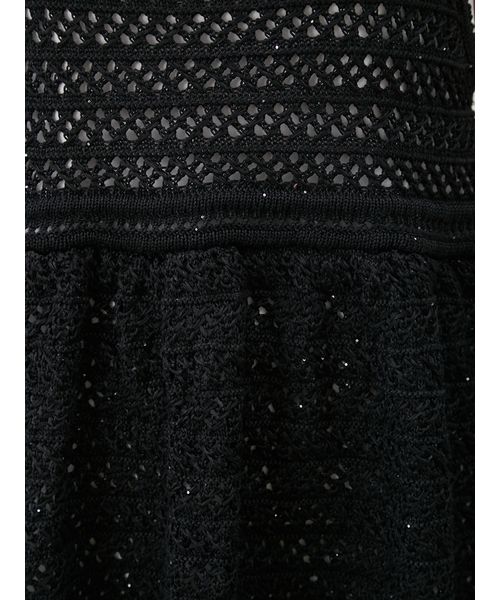 ウォッシャブル】クロシェニットキャミ×ノースリトップス(508139233