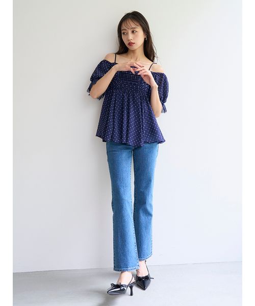 バリエオフショルレースチュニック(508434257)｜阪急百貨店公式通販