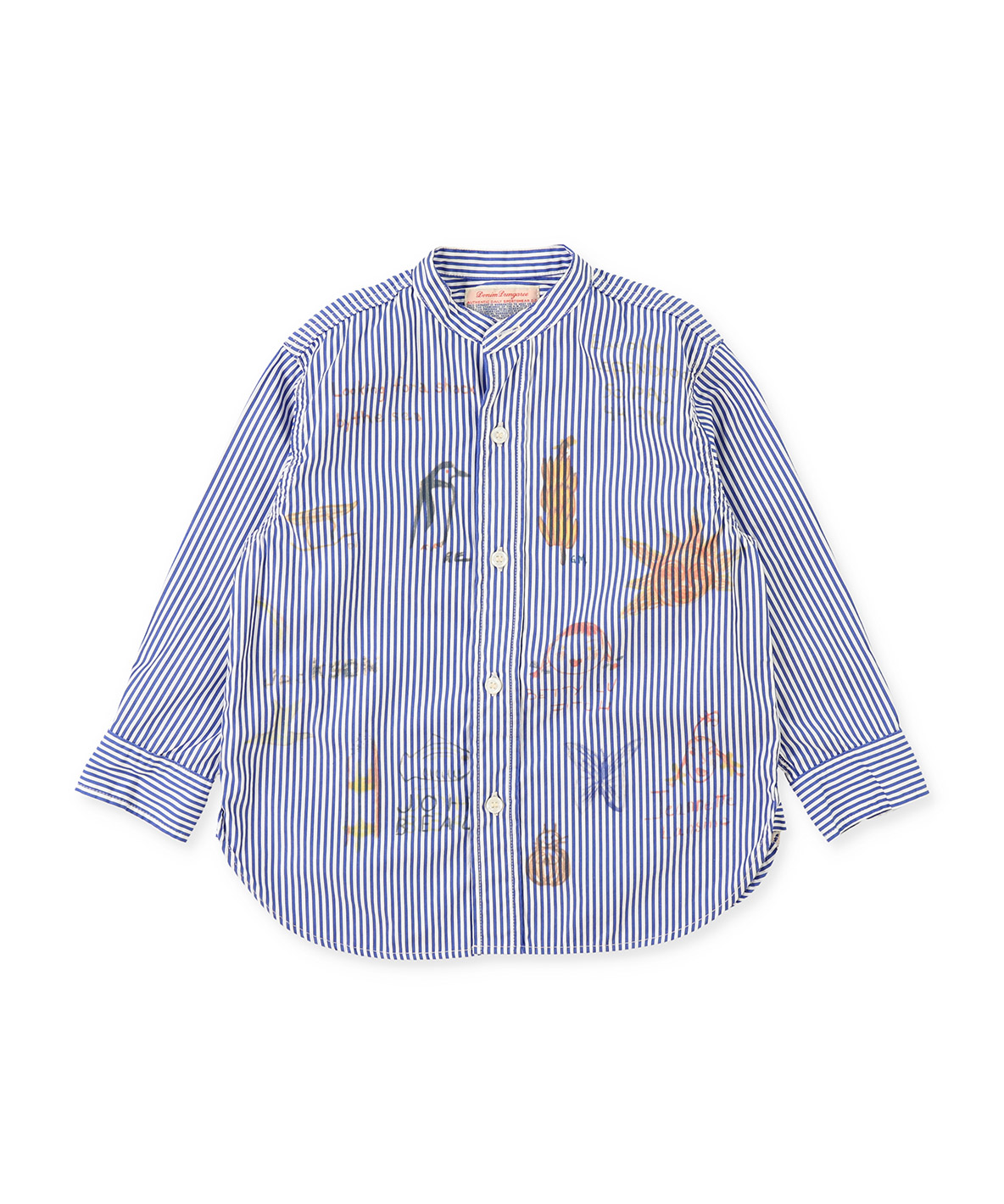 デニムダンガリー DENIM DUNGAREE シーチングラクガキシャツ(505836451