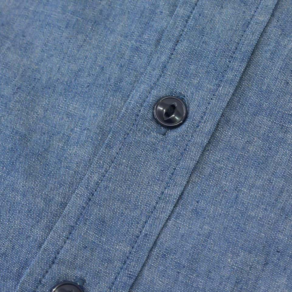 Sassafras（ササフラス）WHEEL BARROW SHIRT ブルー（5ozシャンブレー）