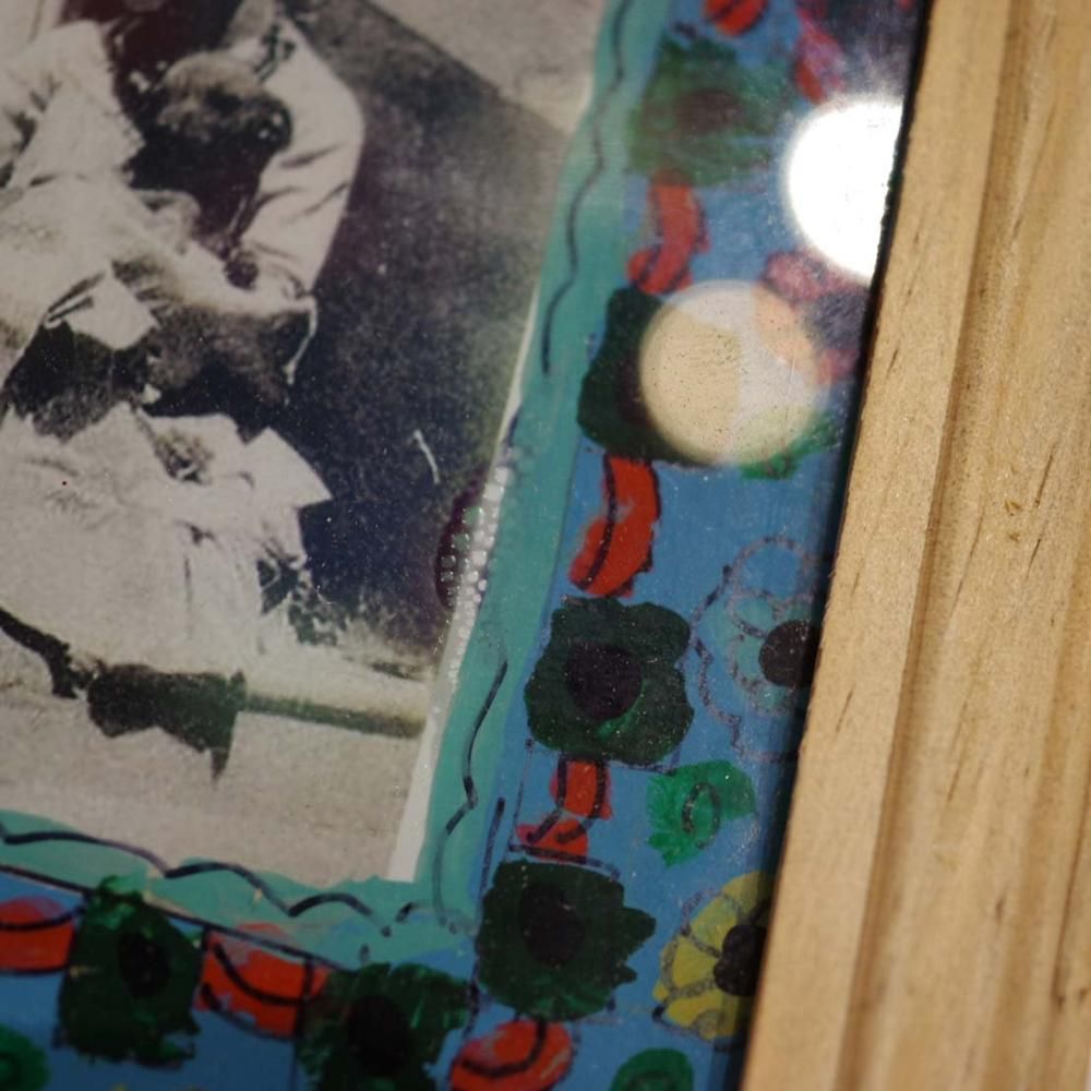 マヌエルさん☆コラージュアート【H28cm】D