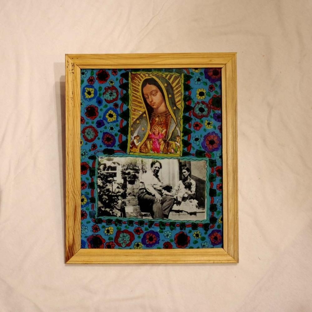 マヌエルさん☆コラージュアート【H28cm】D