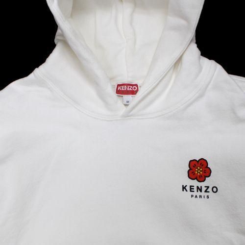 KENZO ケンゾー 22SS Boke Flower パーカー M ホワイト - ブランド古着