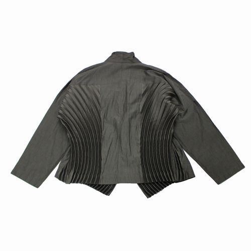 ISSEY MIYAKE イッセイミヤケ 21AW プリーツ ジャケット 2 グレー