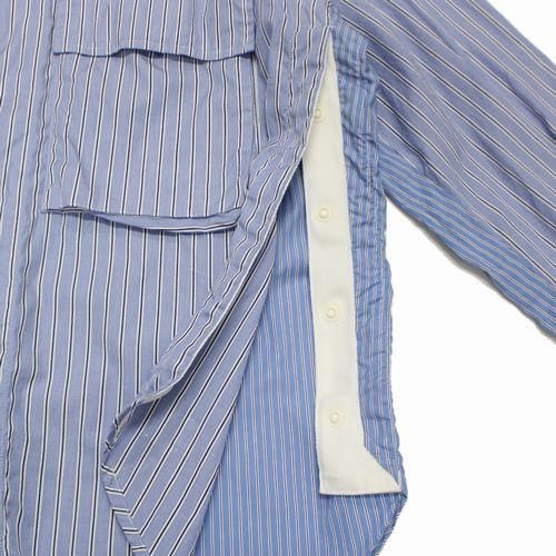 sacai サカイ 23SS Thomas Mason Cotton Poplin L S Shirt ストライプ