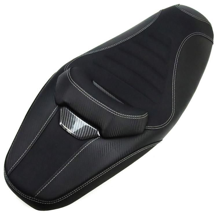 ホンダ対応 ADV160(KF54)用 黒レザー調＆カーボン調 カスタム シート