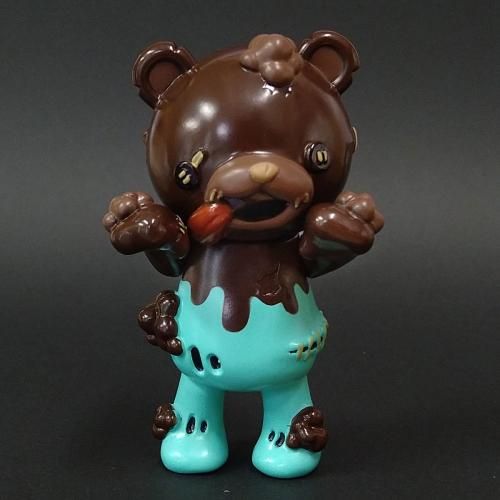 ゾンベアーソフビプチ ドロップペイント -チョコミント- - One up