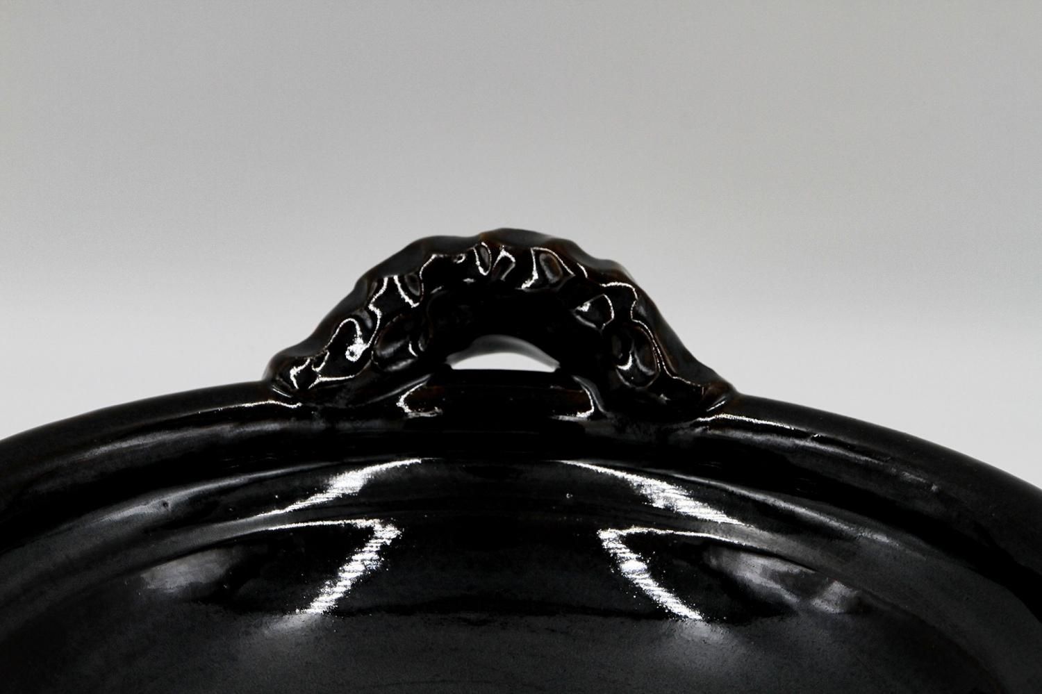 黒鍋（尺2寸） - 土楽 | 伊賀の里の土楽窯