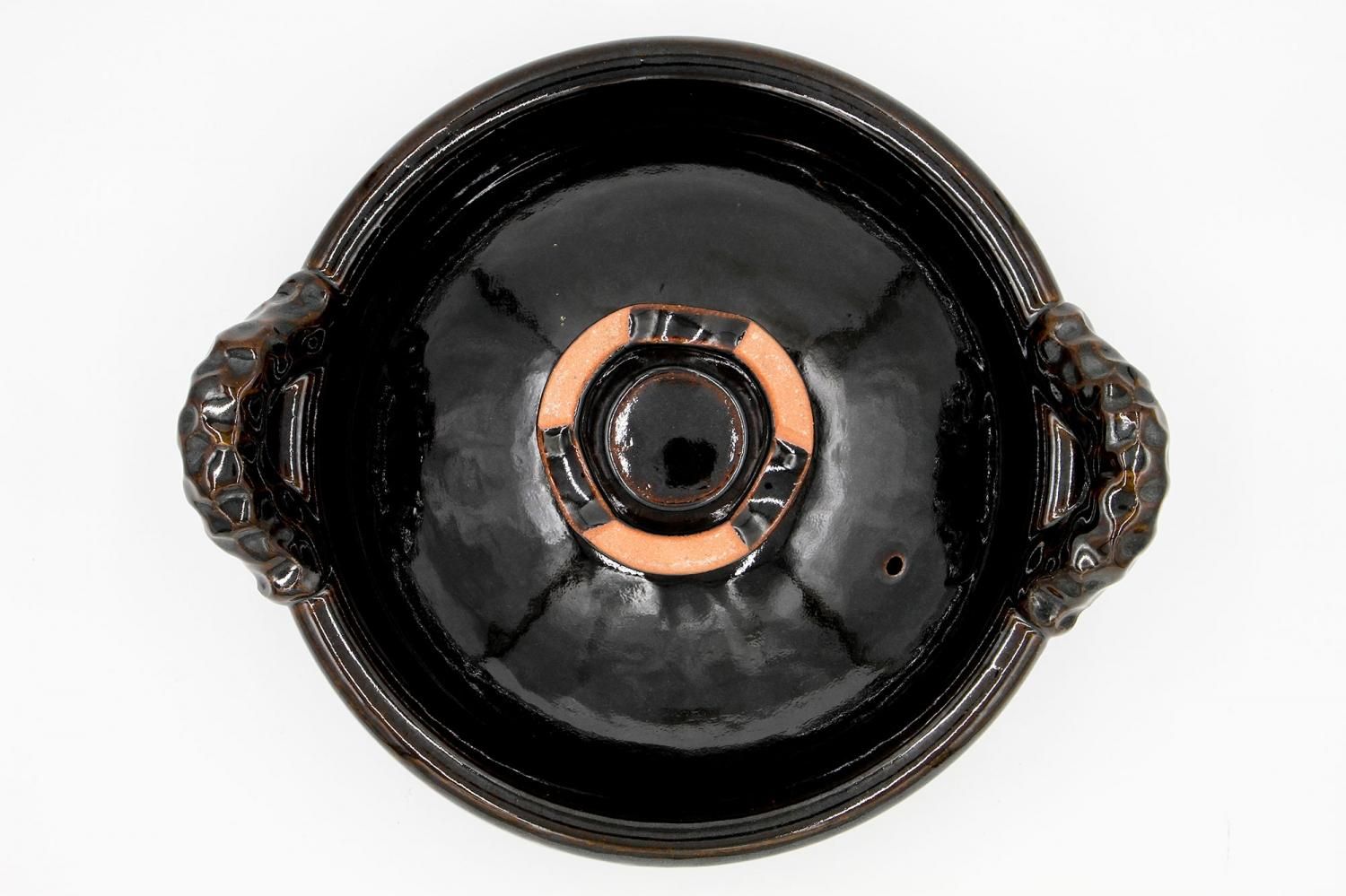 黒鍋（尺2寸） - 土楽 | 伊賀の里の土楽窯