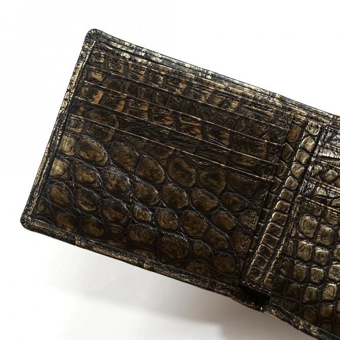 クロコダイル財布：純札タイプ ラグジュアリー - ナカムラ