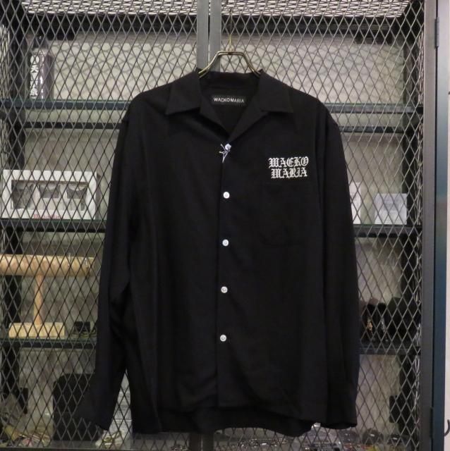 WACKO MARIA 50S' SHIRT L/S(TYPE-1)BLACK - WACKOMARIA,M＆M,RATSjp