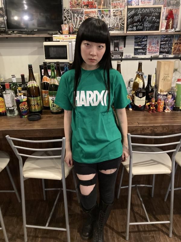 東京店公式通販限定】HARDCCスターロゴ・Tシャツ(フレッシュグリーン
