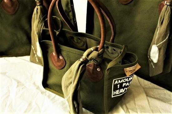 kapital キャピタル 4号アーミー帆布 MILK BAG XXS