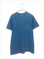古着 17s Patagonia 「復刻 波タグ」 ポケット Tシャツ ポケT M 古着