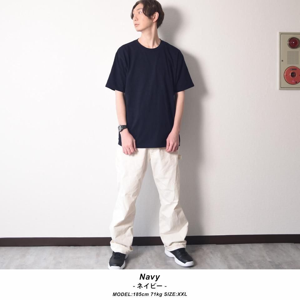 スラブTシャツ 表面に凸凹間のあるスラブTシャツ 6.8オンス (TDD