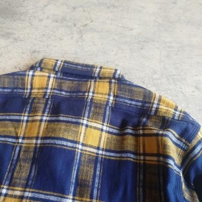 Boncoura・ボンクラ】ヘビーネル ワークシャツ イエローチェック - JAM