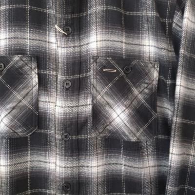 Boncoura・ボンクラ】ネルワークシャツ オンブレチェック グレー - JAM