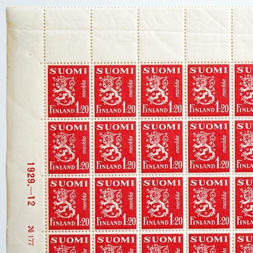 フィンランドの切手 - SUOMI FINLAND 1.2markka - マルカ・オンライン