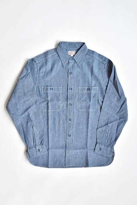 BUZZ RICKSON'S（バズリクソンズ） U.S.NAVYブルーシャンブレーワーク