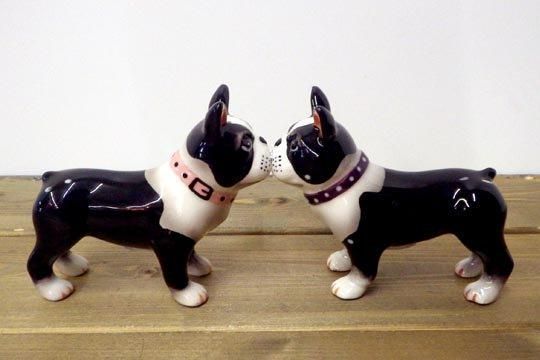 ボストン・テリア ドッグ ソルト＆ペッパーセット キッチングッズ 犬