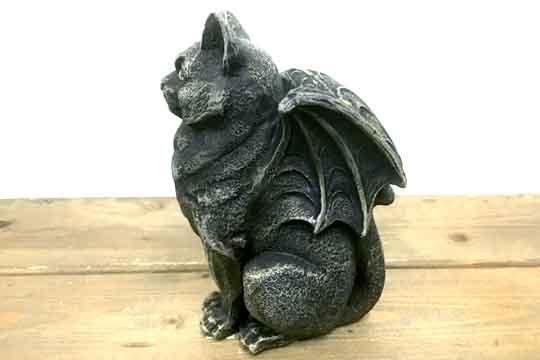 キャット ガーゴイル ネコ 猫 インテリア キャンドルホルダー 蝋燭立て