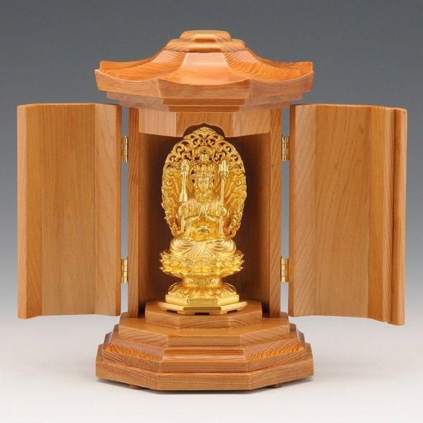 光則作 純金製守護本尊像 千手観音菩薩(せんじゅかんのんぼさつ) 仏像