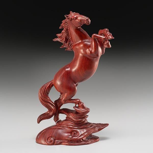 血檀一杢彫り 汗血馬 ー 三宝堂オンラインショップ