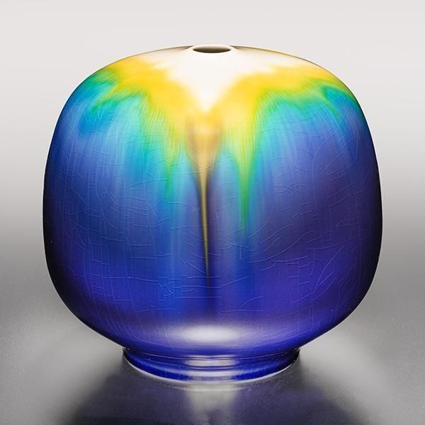 四代 德田八十吉作 彩釉磁器 遥 ー 三宝堂オンラインショップ