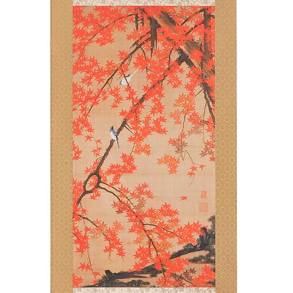 伊藤若冲 紅葉小禽図 ―三宝堂オンラインショップ