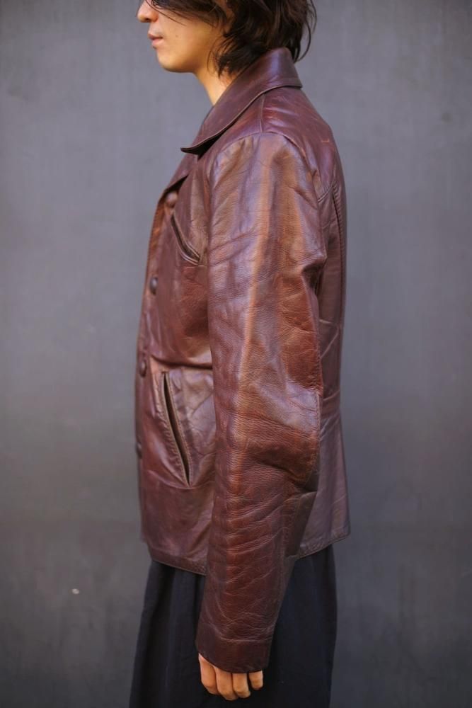 GLASS WATER】ヴィンテージ レザージャケット 初期タグ【1970's