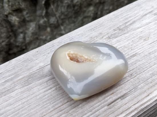 ハート形は愛のしるし！！ ブラジル産『瑪瑙（メノウ）』〈アゲート