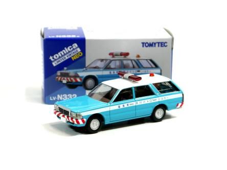 NISSAN GLORIA VAN (Y30) 河川パトロールカー 1/64 TOMYTEC LV-N332a J