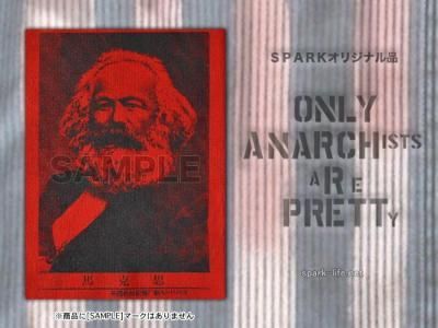 オリジナル品｜アナーキーシャツ用マルクス赤パッチA027｜パンク