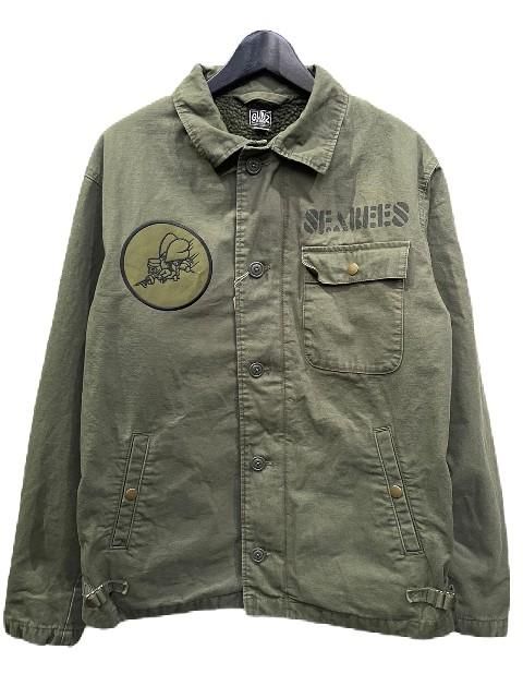 GUNZ SEABEES CUSTOM A-2デッキジャケット olive- 夜型大型セレクト