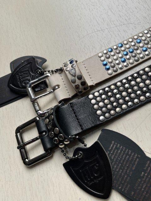 HTC ITALYエイチティーシー5000スタッズベルト black- 夜型大型