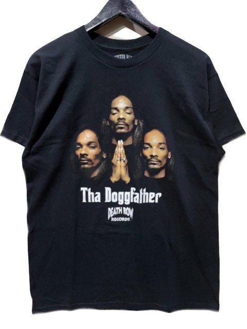 SNOOP DOGG death row recordsスヌープドッグ Tシャツ black- 夜型大型
