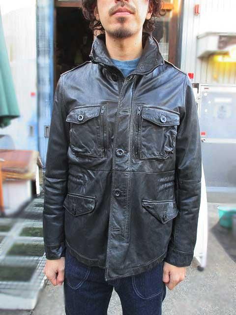 DIESELディーゼル M65レザージャケット black - 夜型大型セレクト