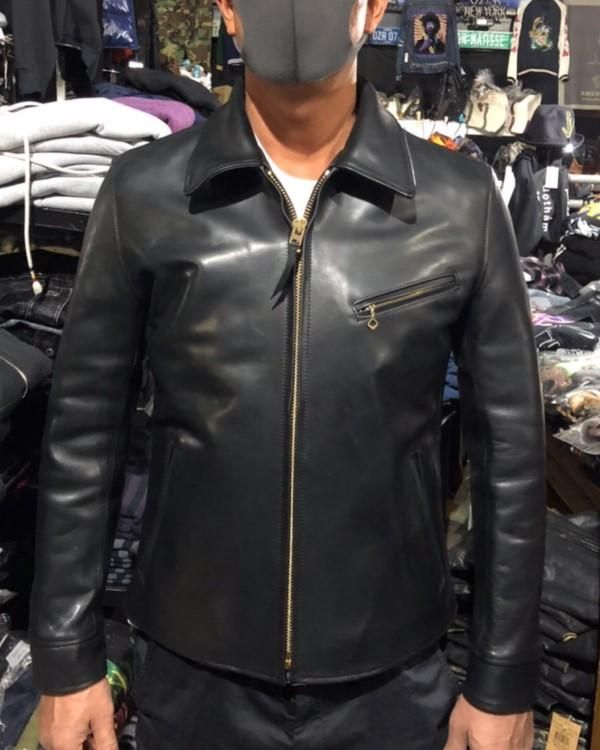 Y'2 LEATHERワイツーレザー HVホースシングルライダース black - 夜型