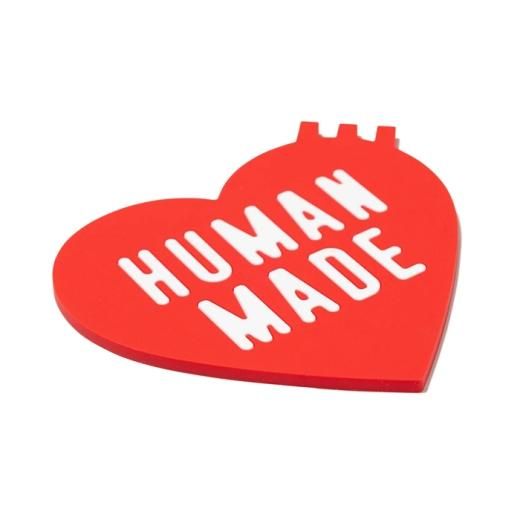 HUMAN MADE (ヒューマンメイド) / HEART RUBBER COASTER / RED