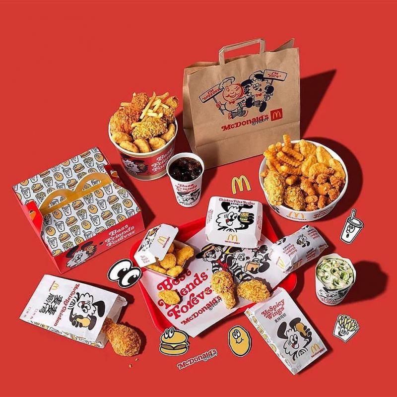 VERDY × McDonald's / Vick Collector's Set (4体セット) - GANGSTA