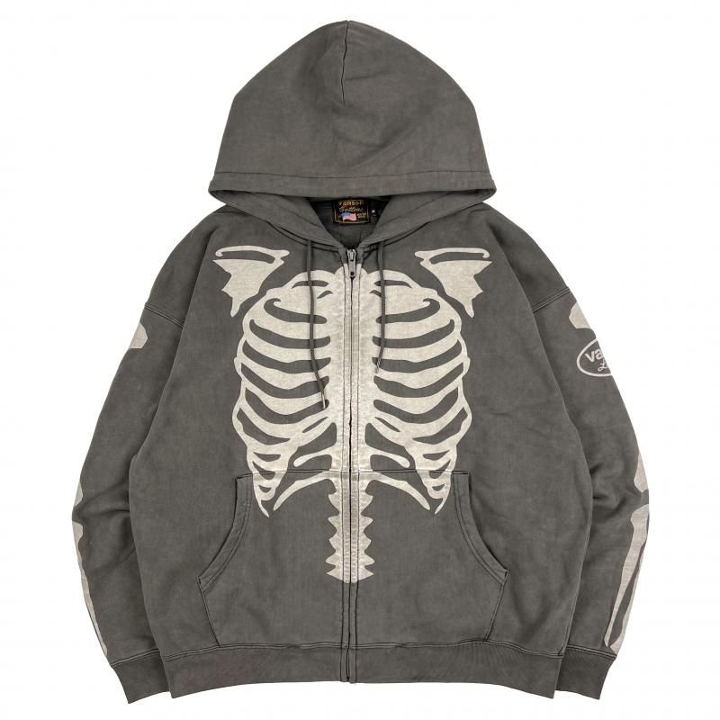 VANSON / BONE ZIP UP HOODIE - GANGSTA MARKET 【ギャングスタ