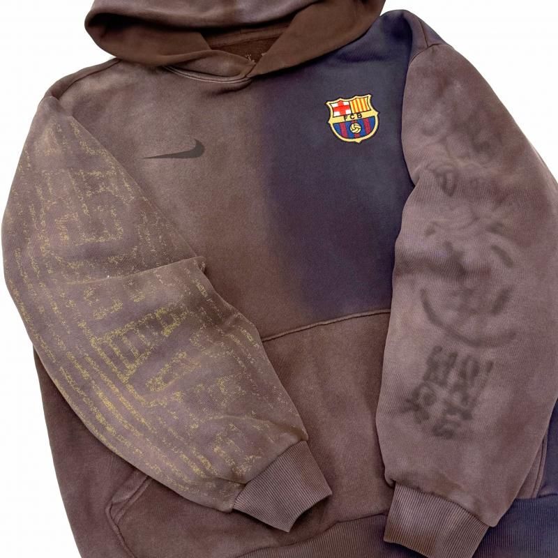 CACTUS JACK × NIKE × FC BARCELONA / SPLIT-DYE CREST HOODIE